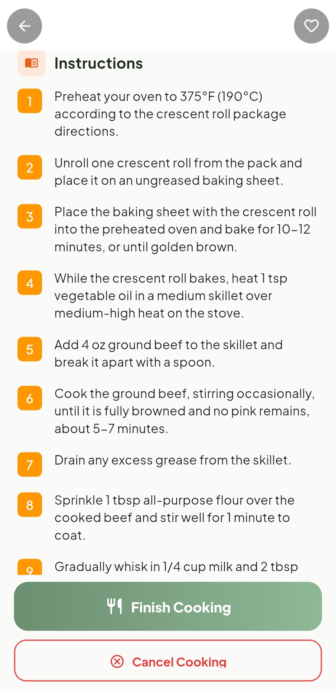 Cook and save